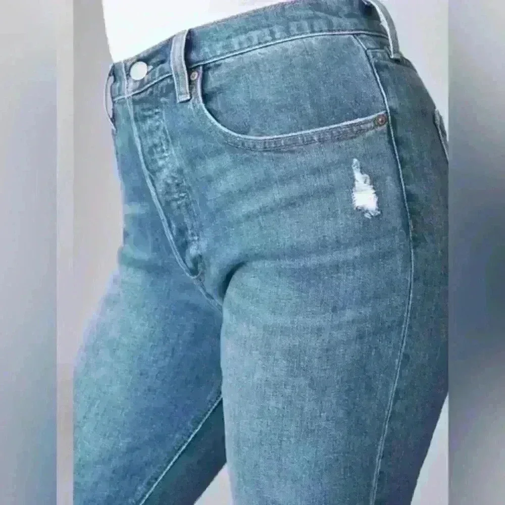 Aritzia Denim  Forum‎ The Yoko High Rise Slim Blue size 28 - Picture 4 of 12